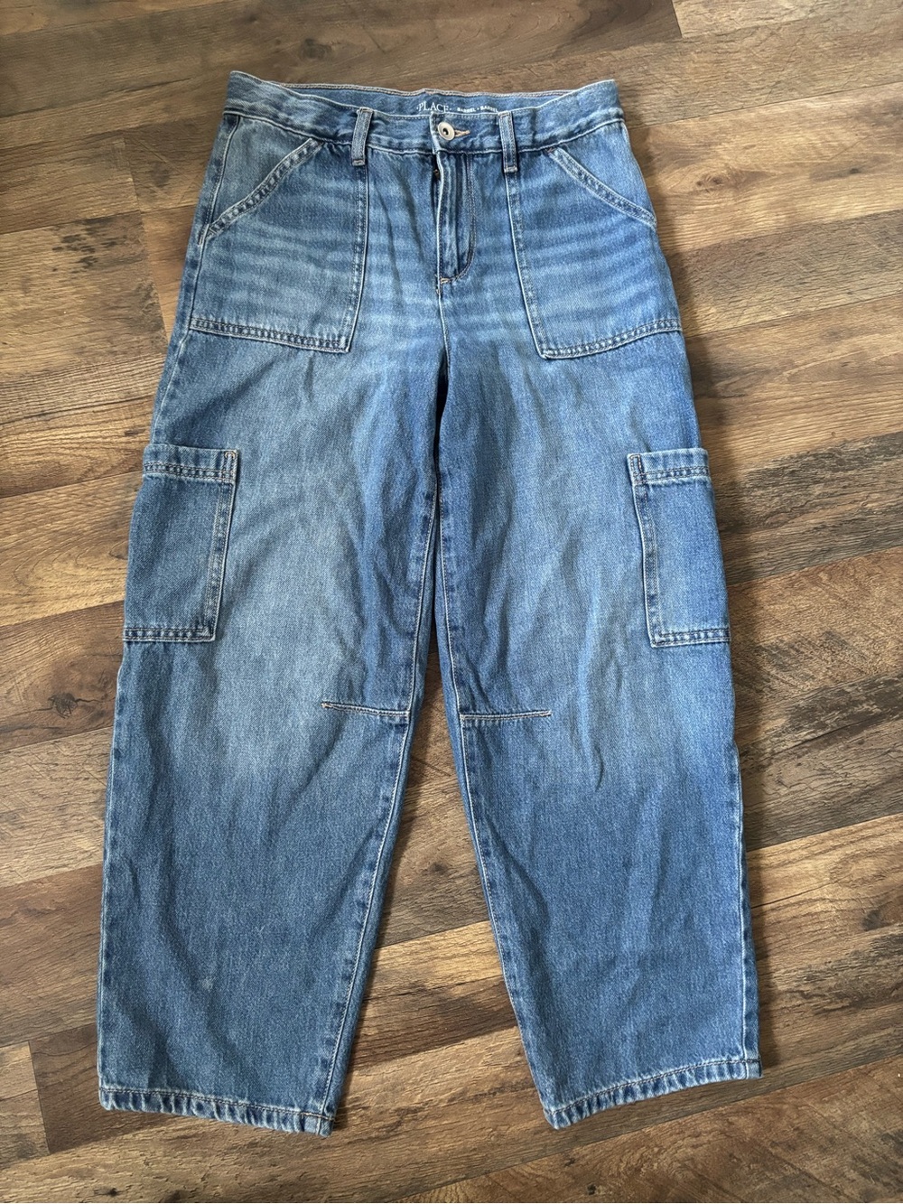 The Children's Place Barrel Carpenter Cargo Jeans for Kids